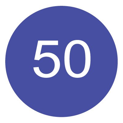 Знак минимальная скорость 50