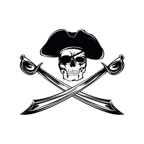 Пиратские эмблемы для печати