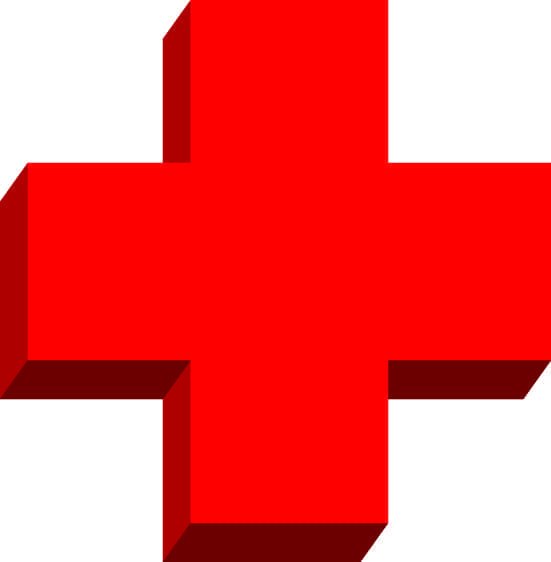 Медицинский крест объемный