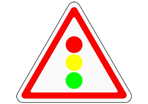Дорожный знак светофорное регулирование