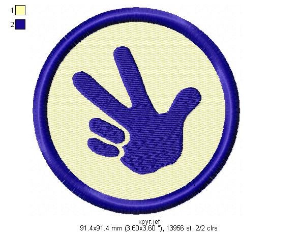 Значок фиксика Нолика