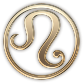 Знак Льва на прозрачном фоне