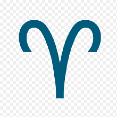 Знак овна на прозрачном фоне