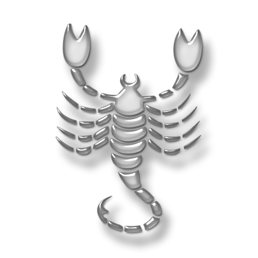 Символ скорпиона прозрачный фон