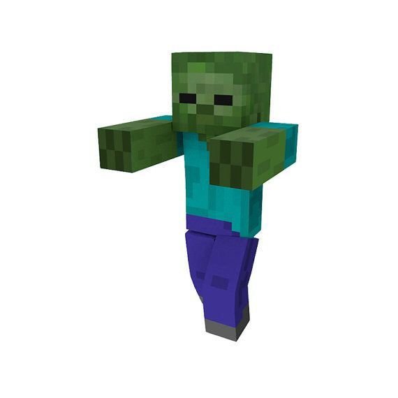 Зомби в МАЙНКРАФТЕ рисунок