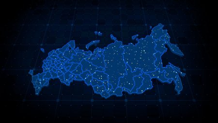 Карта России красивая