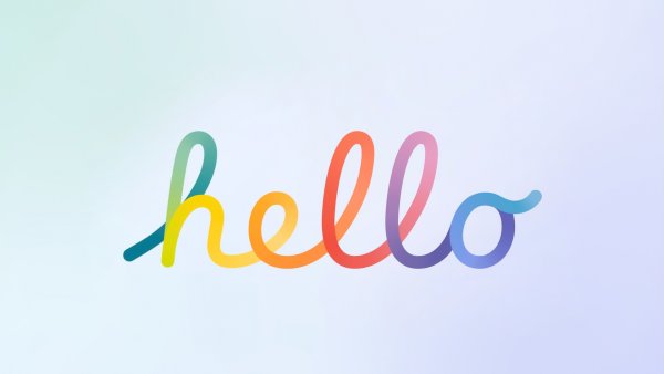 Заставка hello Apple