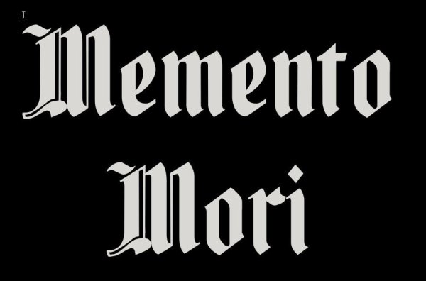 Momento Mori надписи