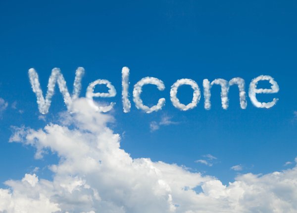 Открытка Welcome