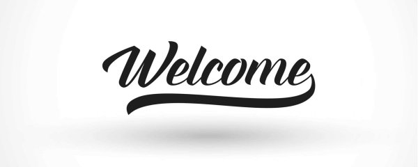 Welcome вектор