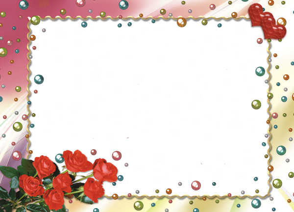 Рамка праздничная на прозрачном фоне