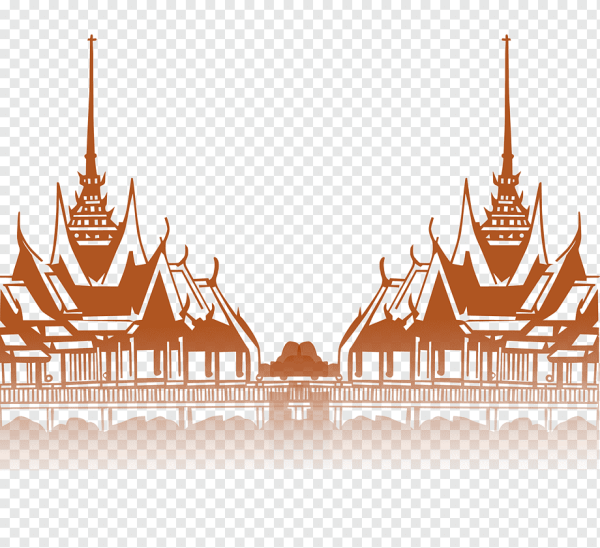 Храмы Таиланда вектор