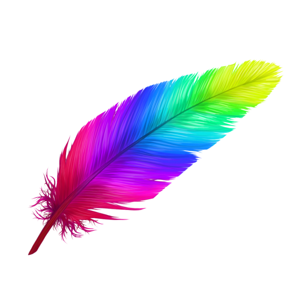 Цветные перья