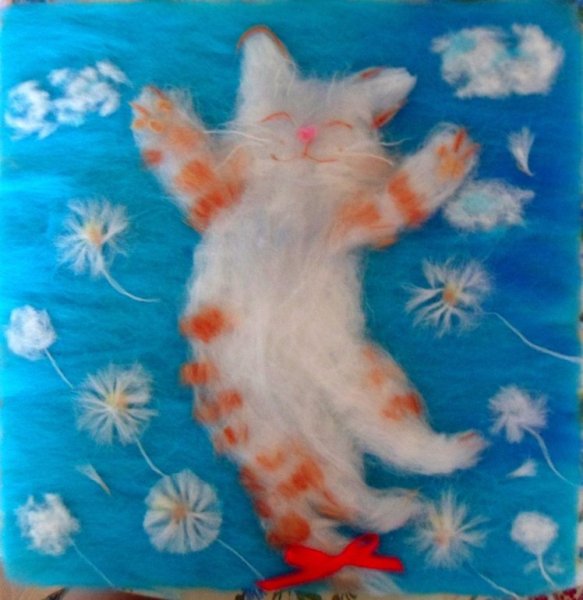 Котик из ваты