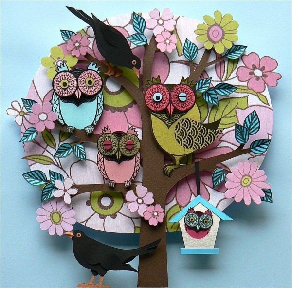 Бумажные картины Хелен Масселвайт