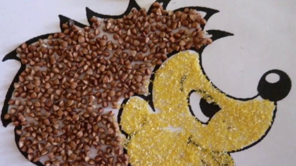 Поделки из крупы