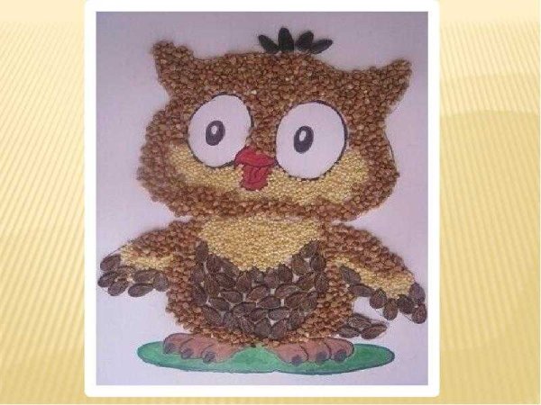 Поделки из крупы