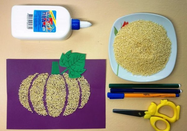 Поделки из крупы