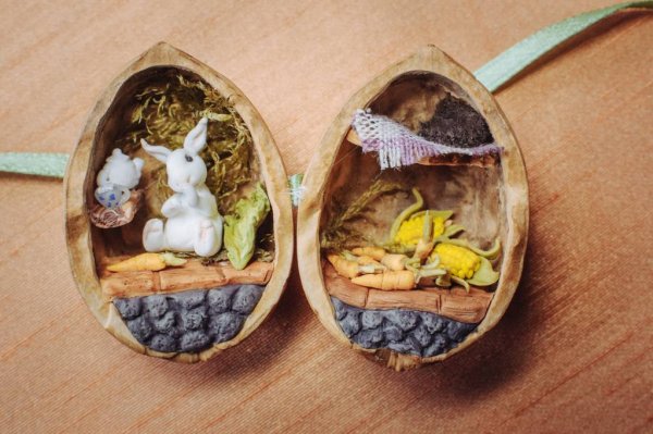 Изделия из ореховой скорлупы