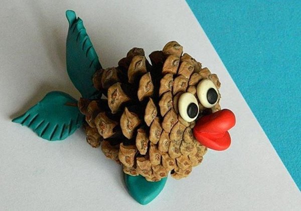 Поделки из шишек