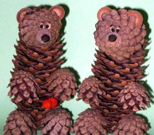 Поделки из шишек своими руками