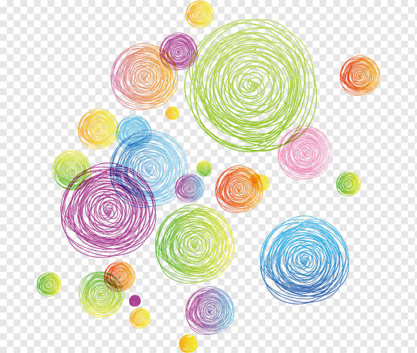 Фон цветные круги