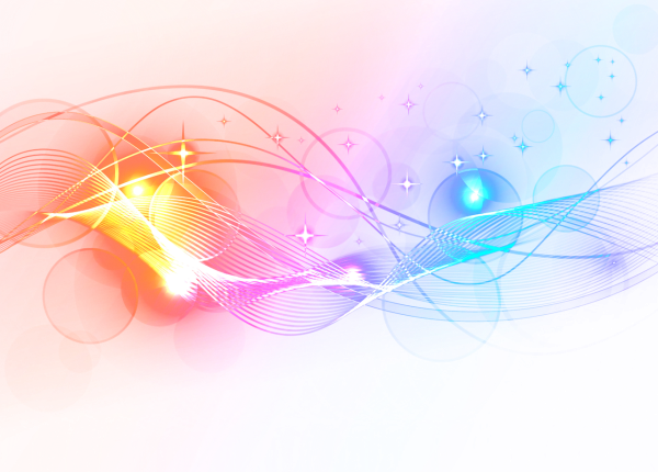 Абстрактные узоры на прозрачном фоне