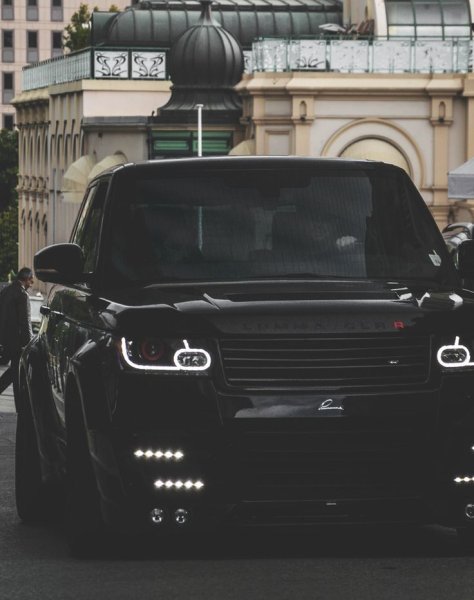 Черный Рендж Ровер Бандитский