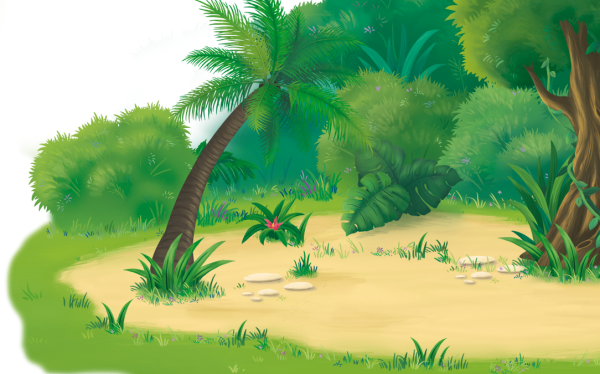 Природа тропиков мультяшная