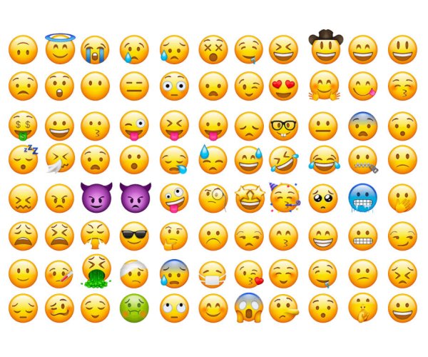 Смайлы из айфона