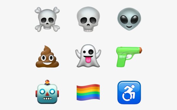 Смайлики айфона