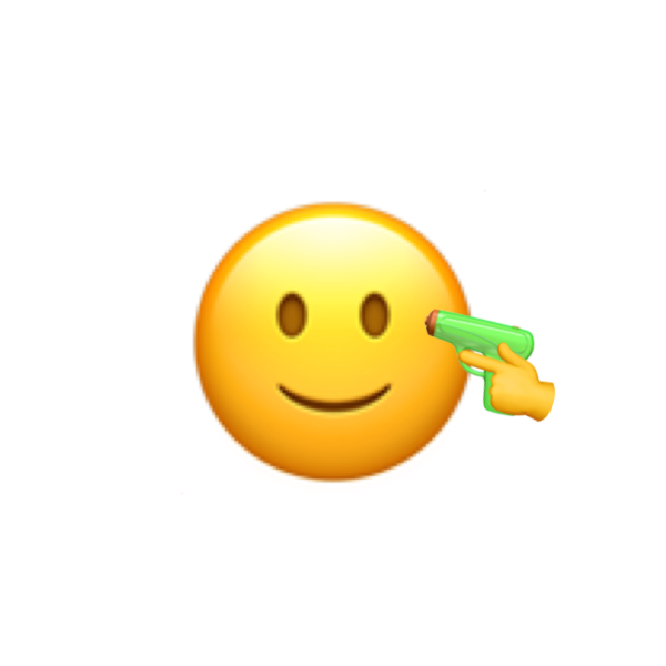 Смайлик улыбка со слезой