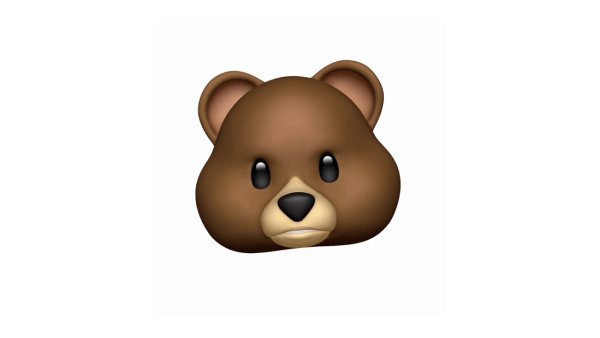 Анимоджи медведь
