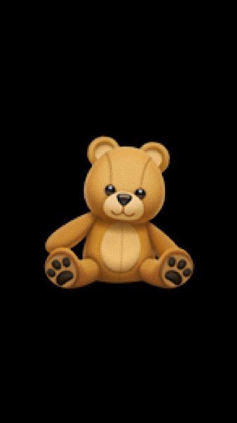 Смайлик мишка на айфон