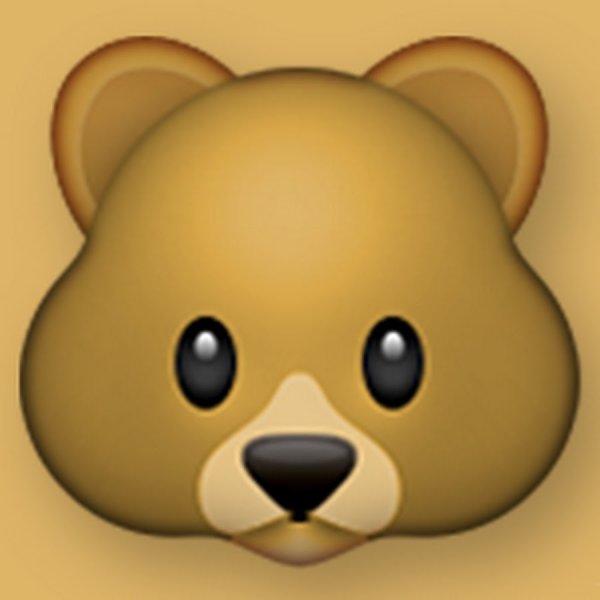 Эмодзи Медвежонок