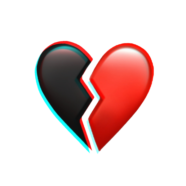 Разбитое сердце смайлик