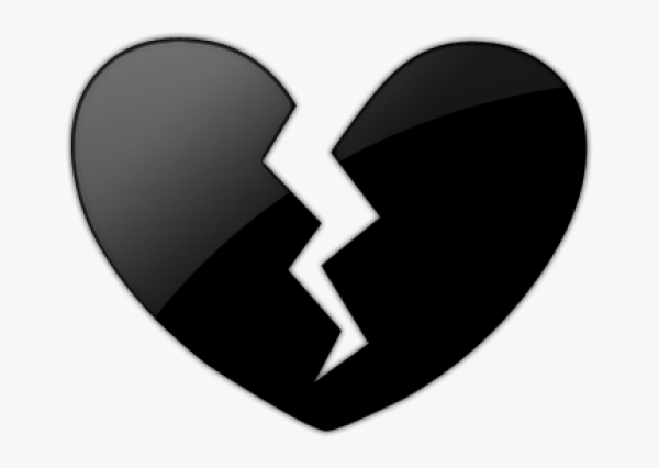 Чёрное разбитое сердце