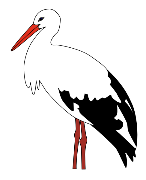 Аист картинка для детей