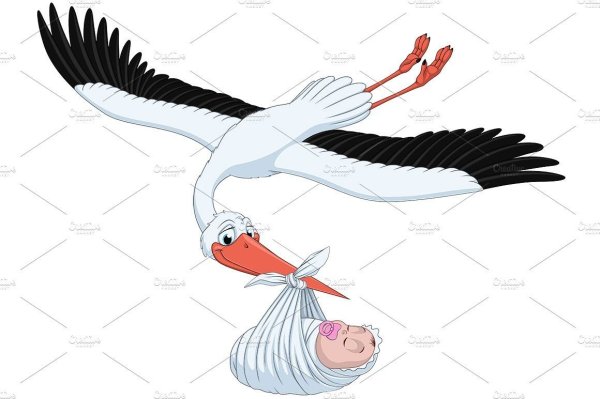 Аист с ребенком