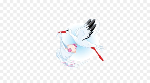 Фон с аистом