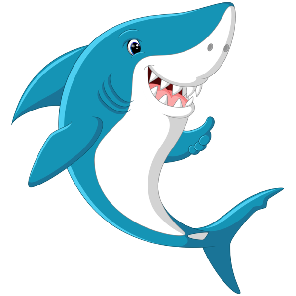 Акула мультяшная картинка