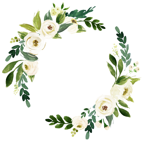 Акварельные цветочные рамки
