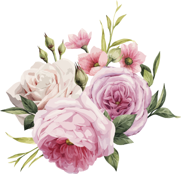 Акварельные пионы Gyu