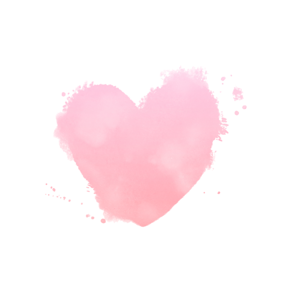 Акварельное сердце