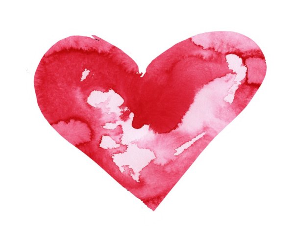 Сердечко красками