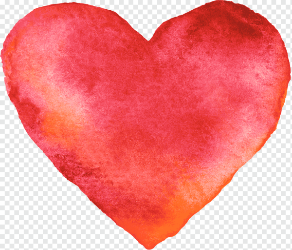 Акварельные сердечки