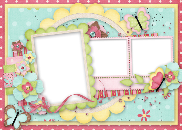 Детские рамки для коллажа