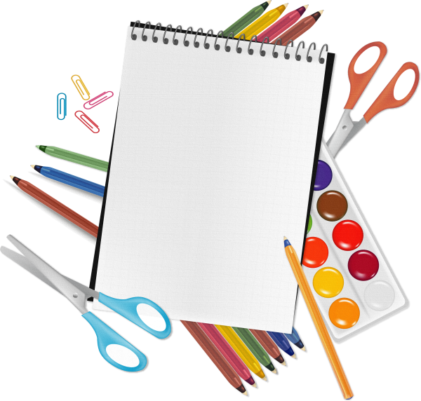 Школьный клипарт на прозрачном фоне