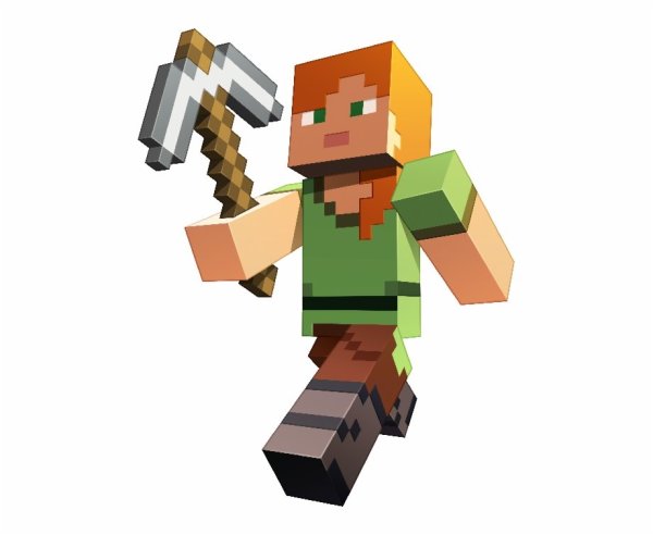 Майнкрафт картинки на белом фоне
