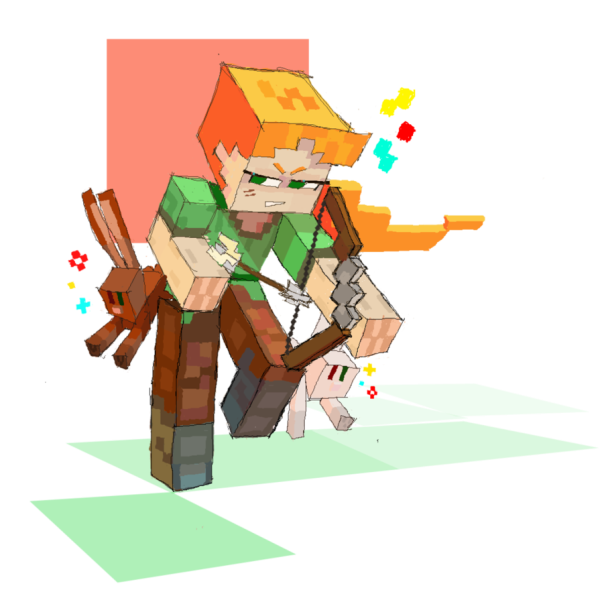 Персонажи майнкрафт Алекс